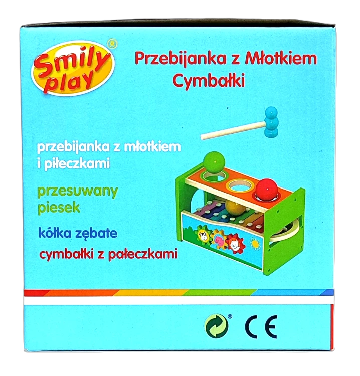 Przebijanka z młotkiem - cymbałki Smily Play