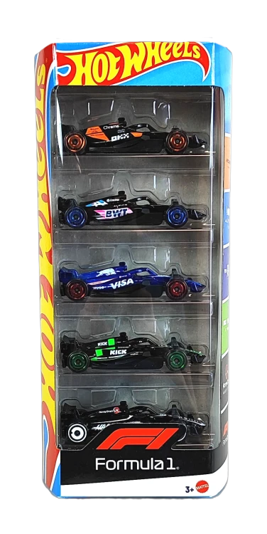 Hot Wheels Formuła 1 zestaw 5pak