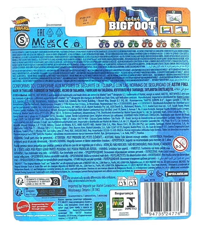 Hot Wheels Monster Truck Power Smashers - BigFoot HYJ28