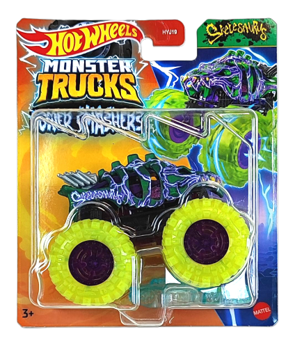 Hot Wheels Monster Truck Power Smashers - Skelesaurus HYJ27