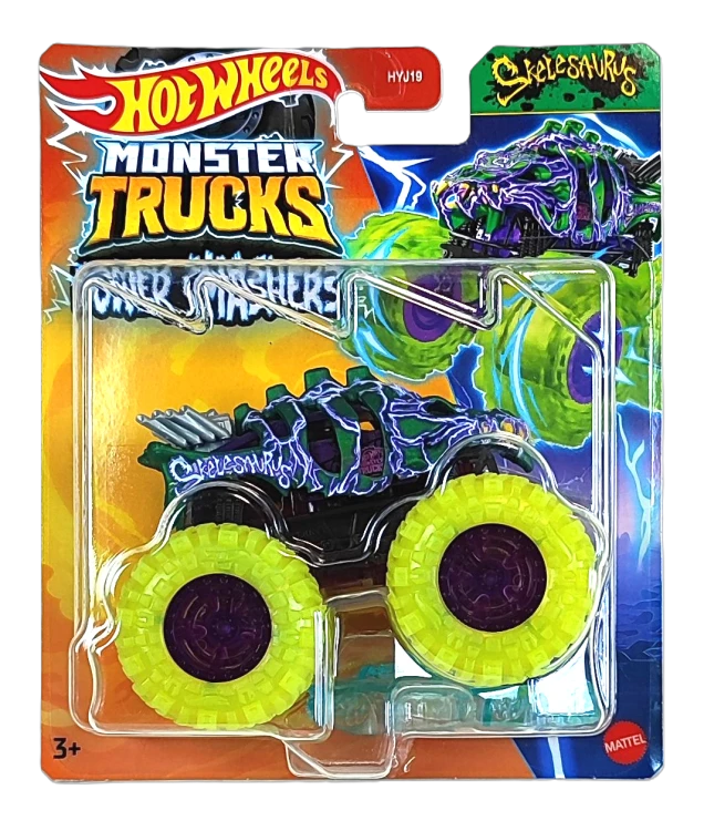 Hot Wheels Monster Truck Power Smashers - Skelesaurus HYJ27