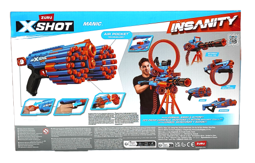 Pistolet ZURU X-SHOT Insanity Manic