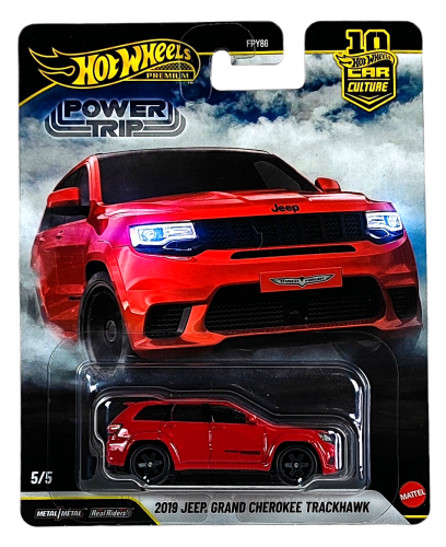 5/5 Hot Wheels Premium Power Trip - 2019 Jeep Grand Cherokee Trackhawk