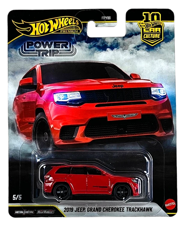 5/5 Hot Wheels Premium Power Trip - 2019 Jeep Grand Cherokee Trackhawk