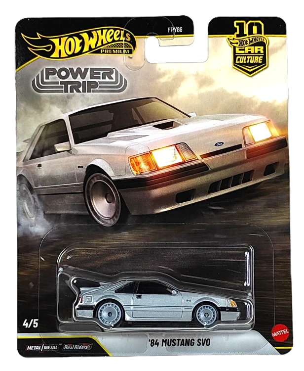 4/5 Hot Wheels Premium Power Trip - '84 Mustang SVO