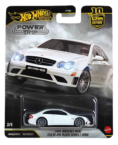 3/5 Hot Wheels Premium Power Trip - 2008 Mercedes-Benz  CLK 63 AMG Black Series