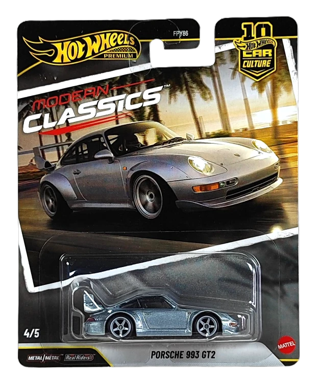 4/5 Hot Wheels Premium Modern Classic - Porsche 993 GT2