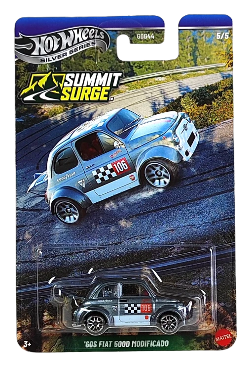 5/5 Hot Wheels Silver Series Summit '60S FIAT Modificado