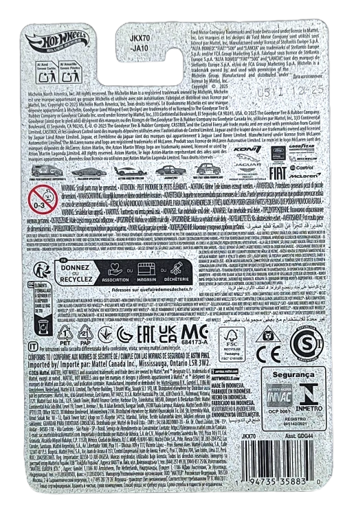 5/5 Hot Wheels Silver Series Summit '60S FIAT Modificado