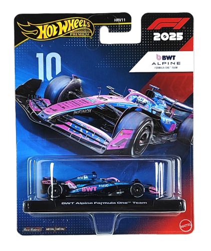 Hot Wheels Premium Formuła 1 BWT Alpine Formula One Team 2025