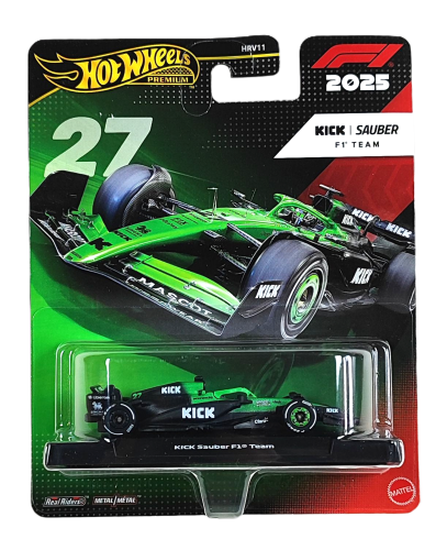Hot Wheels Premium Formuła 1 KICK Sauber F1 Team 2025