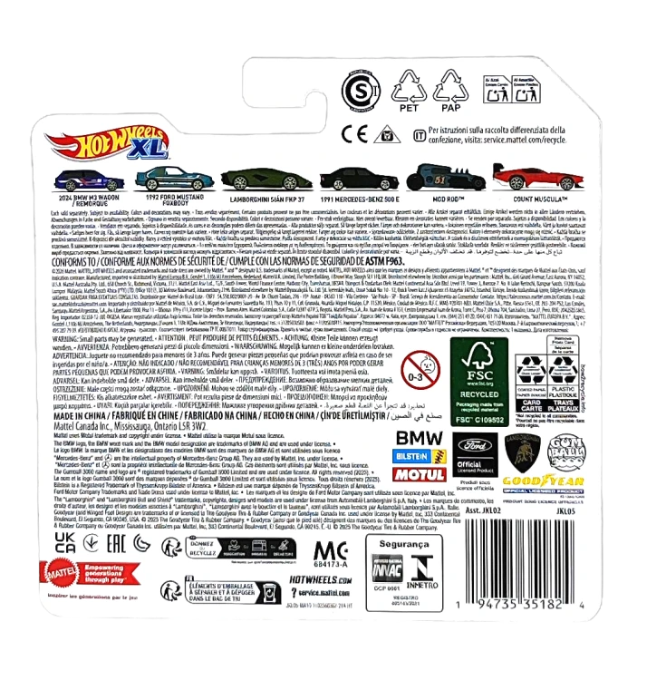 Hot Wheels XL - 1992 Ford Mustang Foxbody (8/24)