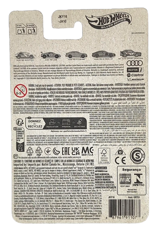 2/5 Hot Wheels Silver Series - Audi R8 LMS