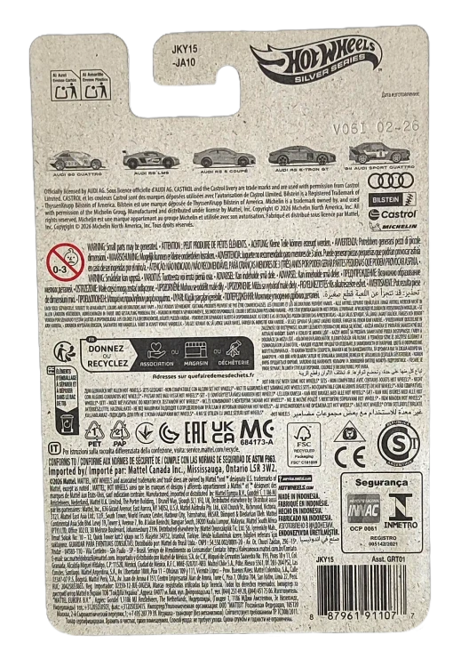 1/5 Hot Wheels Silver Series - Audi 90 Quattro