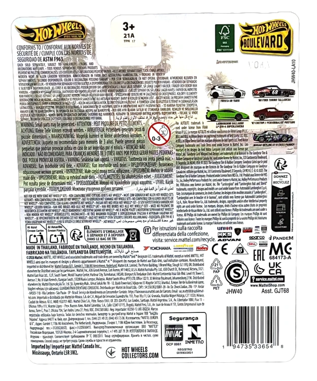 Hot Wheels Premium Boulevard - '67 Custom / Personnalise Mustang (149)