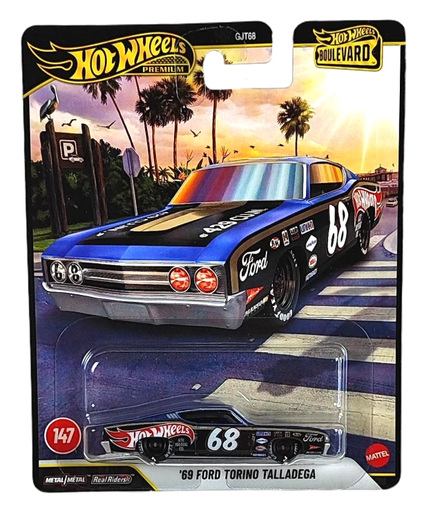 Hot Wheels Premium Boulevard - '69 Ford Torino Talladega (147)