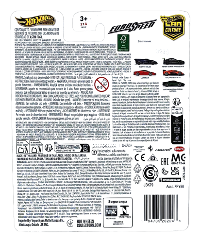 1/5 Hot Wheels Premium Euro Speed - Bugatti Bolide