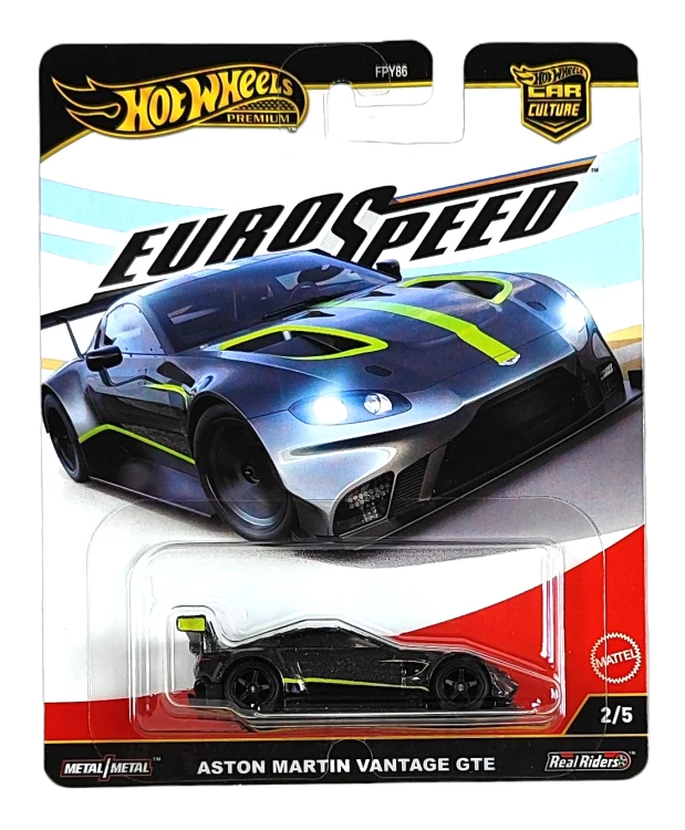 2/5 Hot Wheels Premium Euro Speed - Aston Martin Vantage GTE