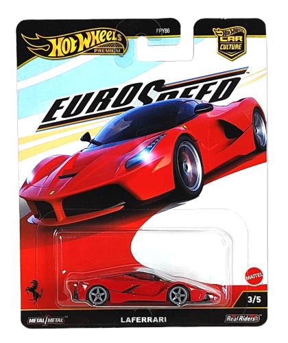 3/5 Hot Wheels Premium Euro Speed - Laferrari