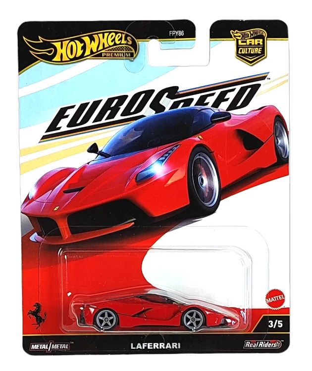 3/5 Hot Wheels Premium Euro Speed - Laferrari