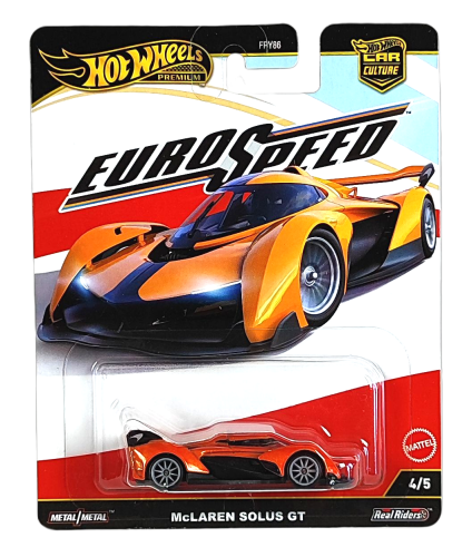 4/5 Hot Wheels Premium Euro Speed - McLaren Solus GT