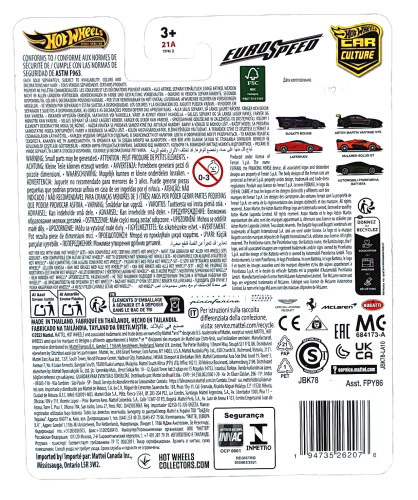 4/5 Hot Wheels Premium Euro Speed - McLaren Solus GT