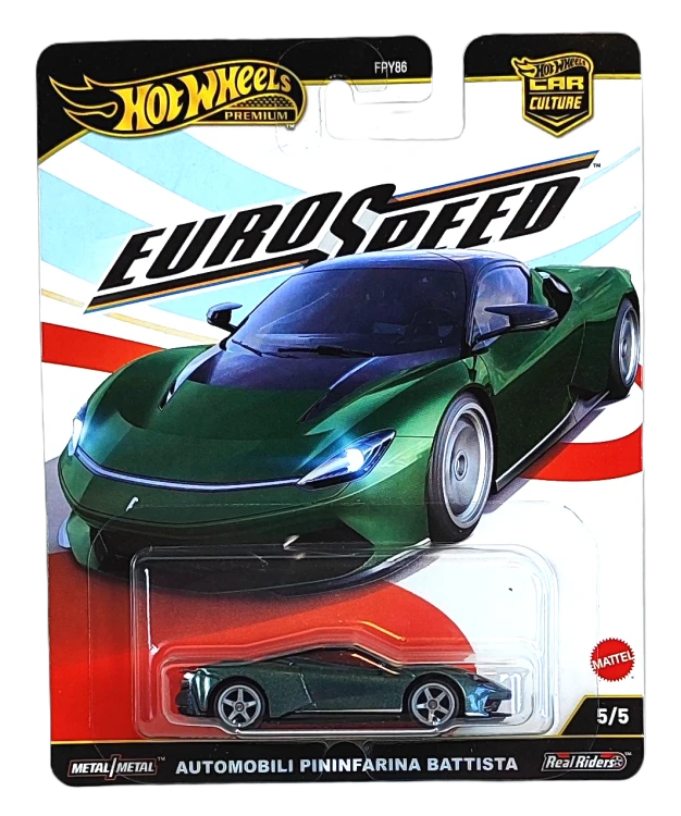 5/5 Hot Wheels Premium Euro Speed - Automobili Pininfarina Battista
