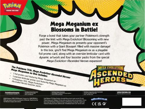 Pokémon TCG: Mega Evolution - Ascended Heroes - Mega Meganium ex Box