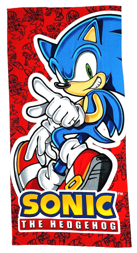 Ręcznik kąpielowy Sonic the Hedgehog 70 x 140 cm