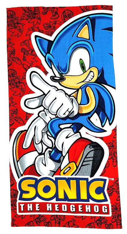 Ręcznik kąpielowy Sonic the Hedgehog 70 x 140 cm
