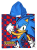 Ponczo kąpielowe Sonic the Hedgehog 50 x 100 cm