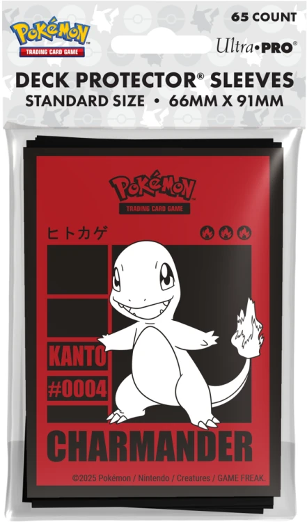 Koszulki na karty Ultra Pro: Charmander (65 szt.).