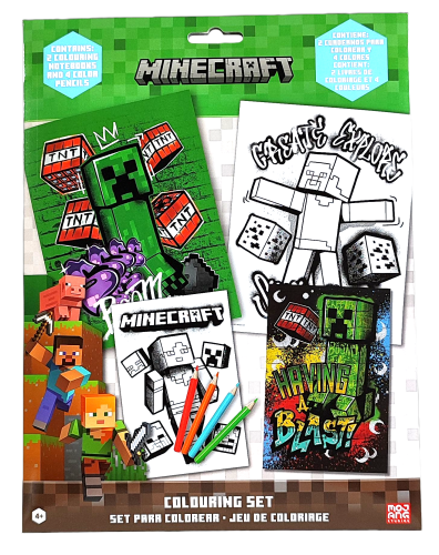 Zestaw do kolorowania Minecraft
