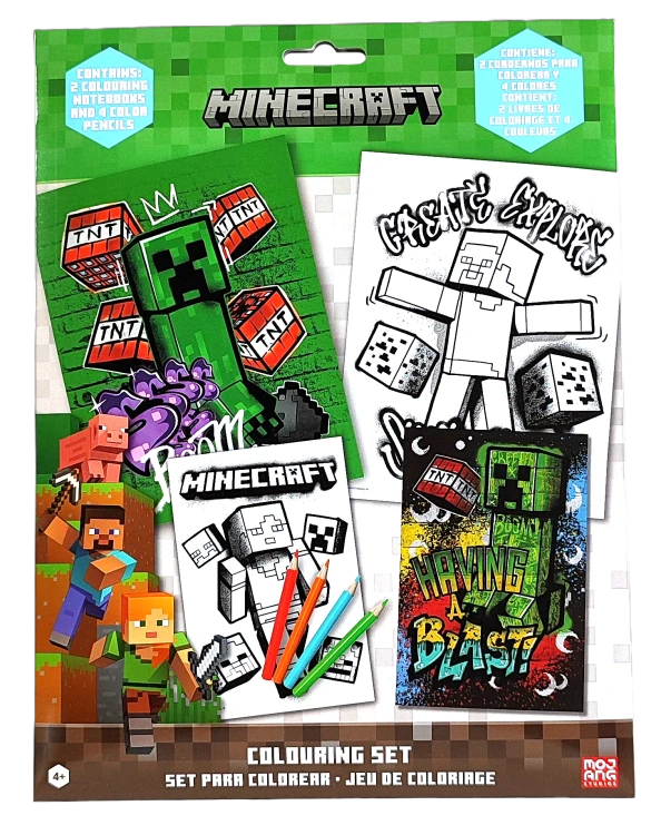 Zestaw do kolorowania Minecraft