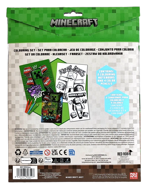 Zestaw do kolorowania Minecraft