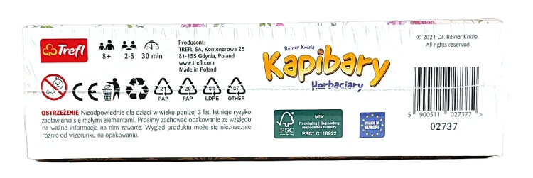 Gra Kapibary Herbaciary Trefl