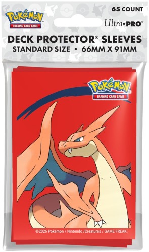 Koszulki na karty Ultra Pro: Pokémon Mega Charizard Y (65 szt.).
