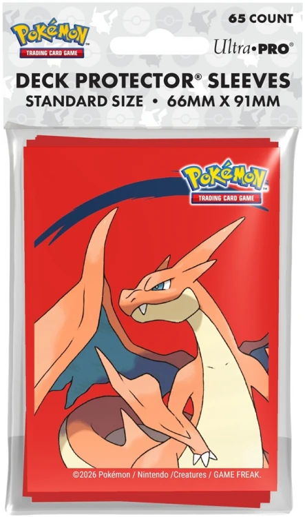 Koszulki na karty Ultra Pro: Pokémon Mega Charizard Y (65 szt.).