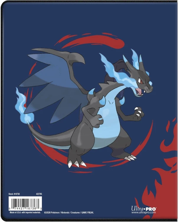Album Ultra Pro: Pokémon - 4-Pocket Portfolio - Mega Charizard X Y