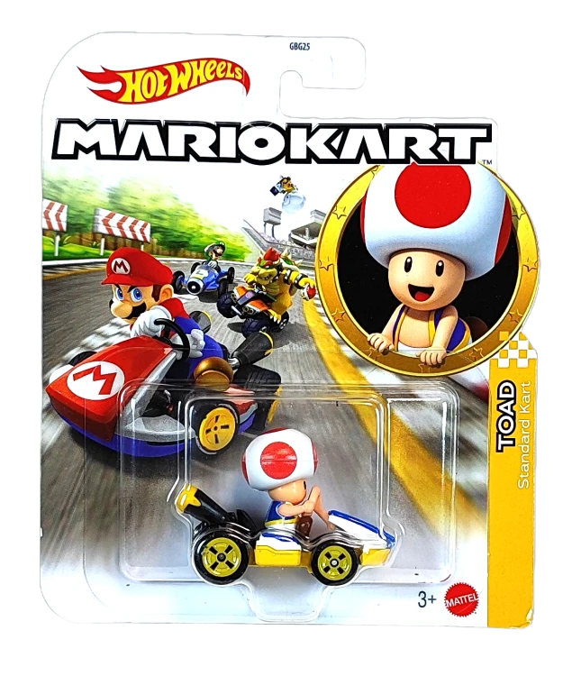 Hot Wheels Mario Kart - Toad Standard Kart