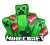 Zielona poduszka kształtka Minecraft Creeper 40 x 32 cm