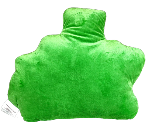 Zielona poduszka kształtka Minecraft Creeper 40 x 32 cm