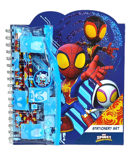 Zestaw do kolorowania Marvel Spidey - Kredki, temperówka, kolorowanka, naklejki