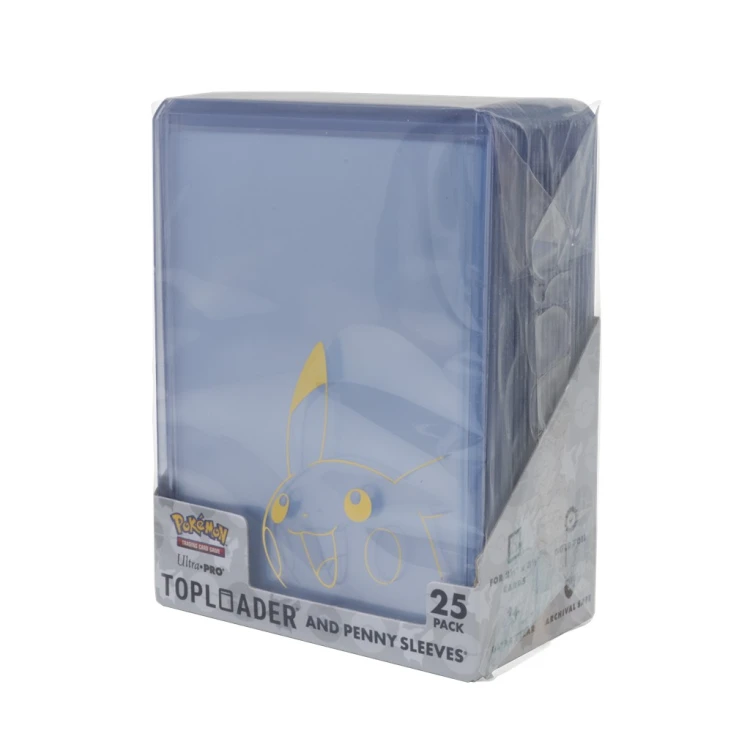 Ultra Pro: Pokémon - Toploader and Penny Sleeves - Pikachu (25 szt.)