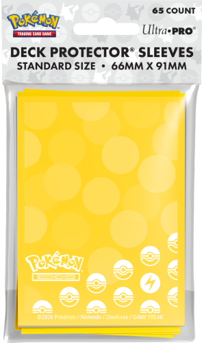 Koszulki na karty Ultra Pro: Pokémon Lightning Type (65 szt.)