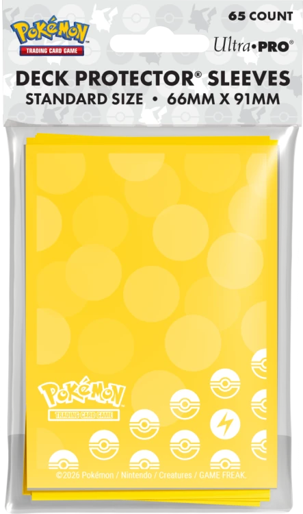 Koszulki na karty Ultra Pro: Pokémon Lightning Type (65 szt.)