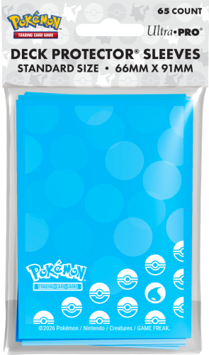 Koszulki na karty Ultra Pro: Pokémon Water Type (65 szt.)
