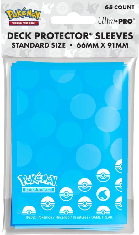 Koszulki na karty Ultra Pro: Pokémon Water Type (65 szt.)