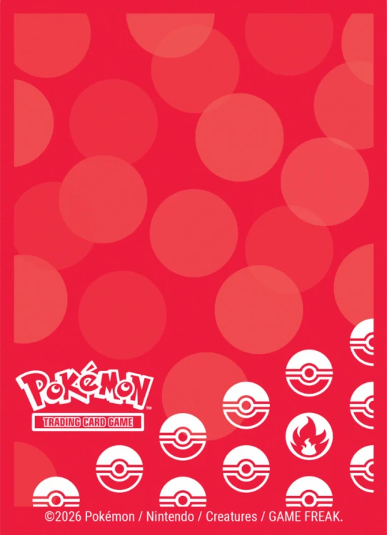 Koszulki na karty Ultra Pro: Pokémon Fire Type (65 szt.)