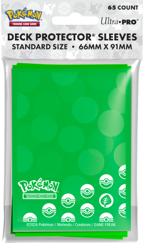Koszulki na karty Ultra Pro: Pokémon Grass Type (65 szt.)